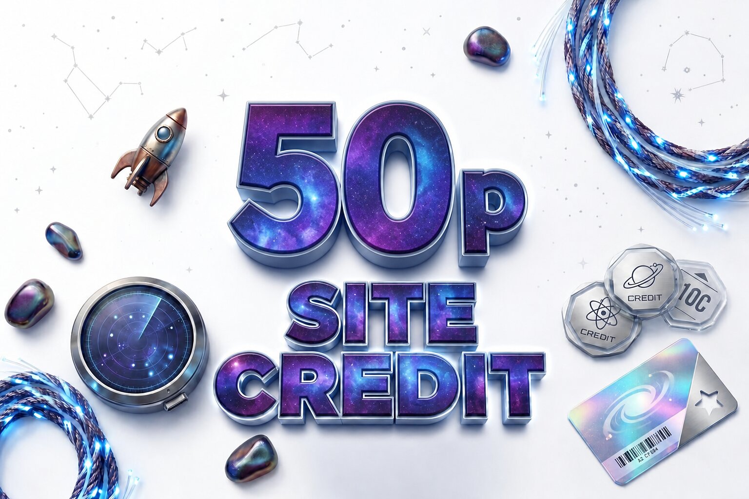 50p Cosmic Credit
