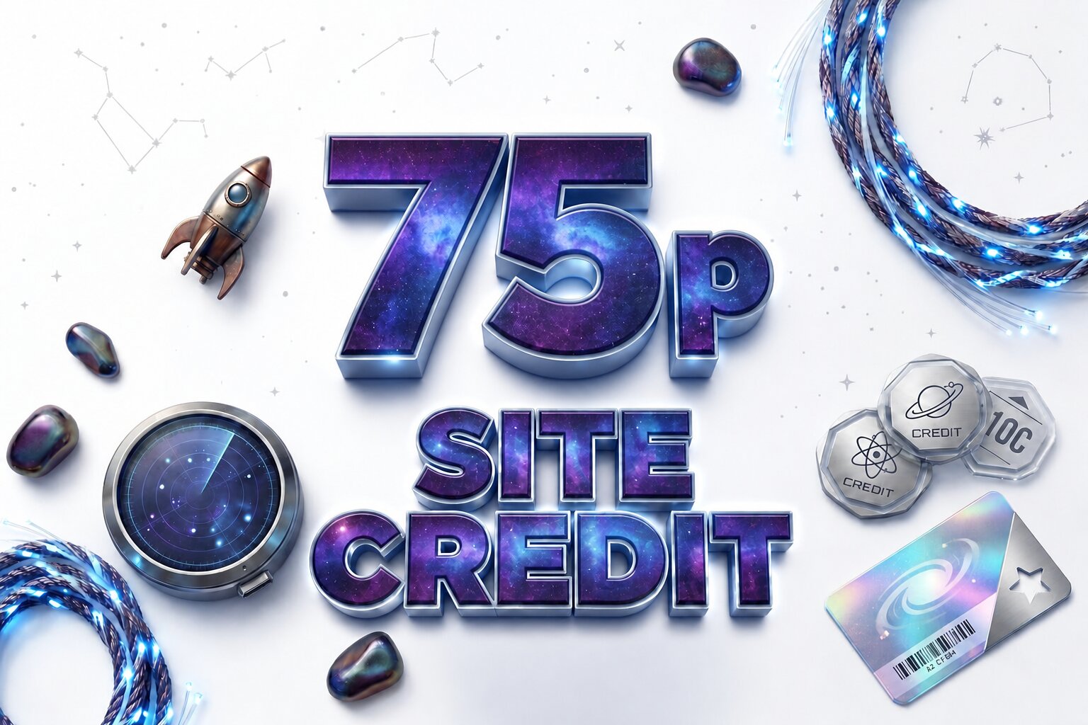 75p Cosmic Credit