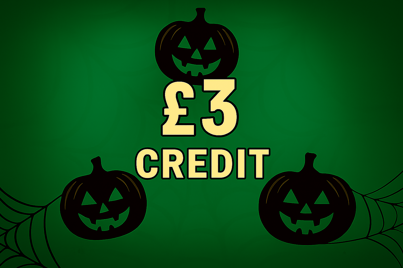 £3 Spooky Credit