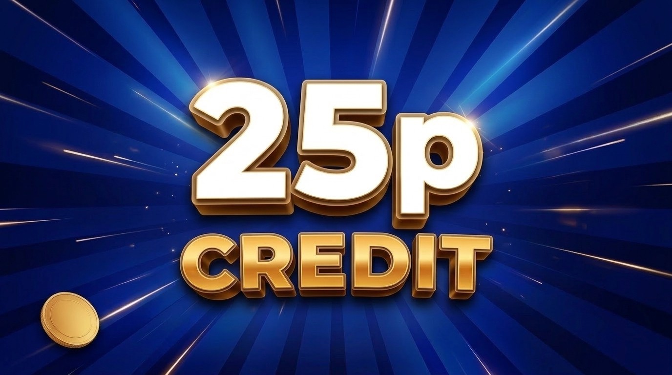 25p Credit