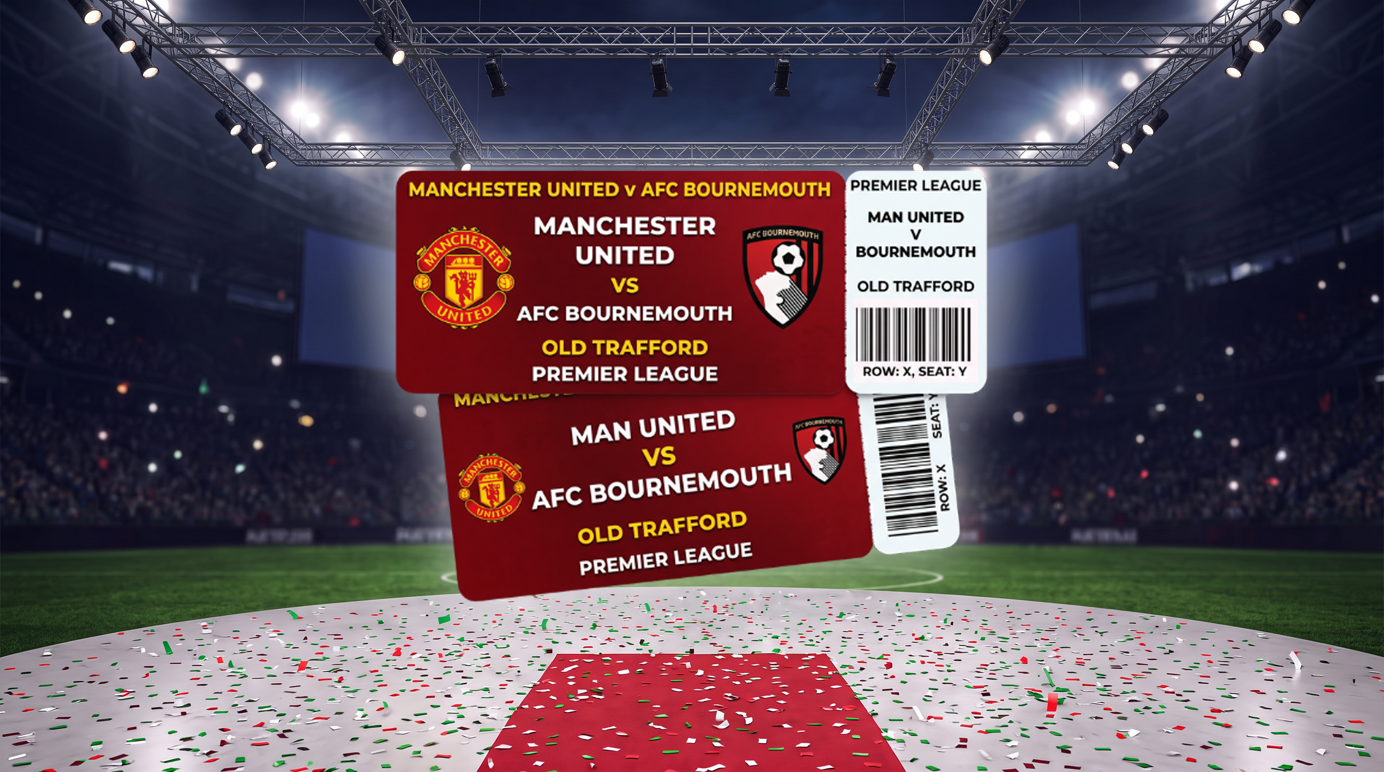 United vs Bournemouth Tickets