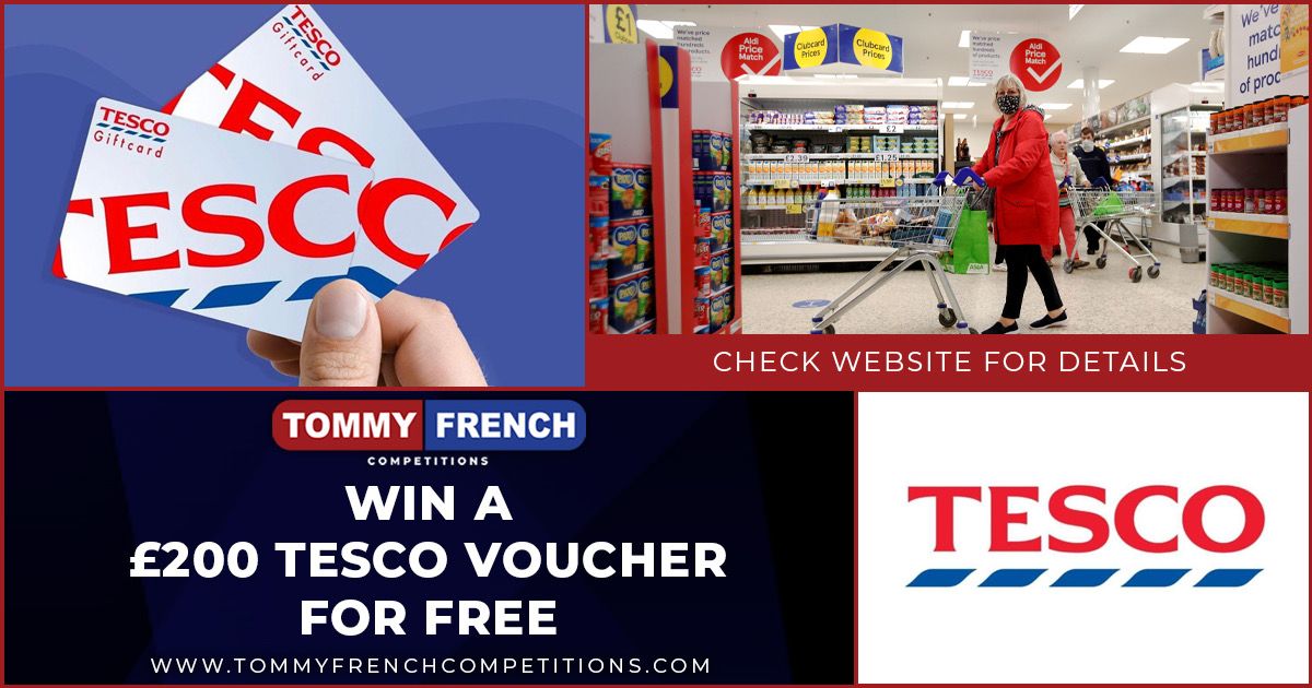 £200 Free to Enter Tesco Voucher £200 Free to Enter Tesco Voucher