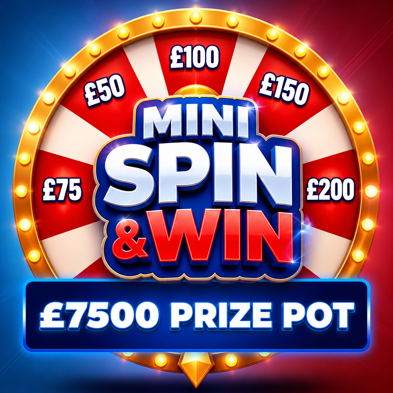 £7500 Mini Spin & Win